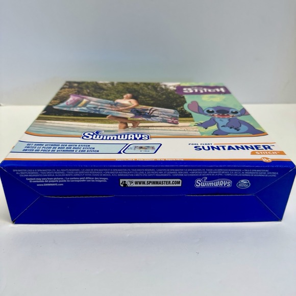 Disney Stitch Inflatable Pool Float Kids Beach & Swimming Fun Pool Toys NIB - Picture 7 of 9